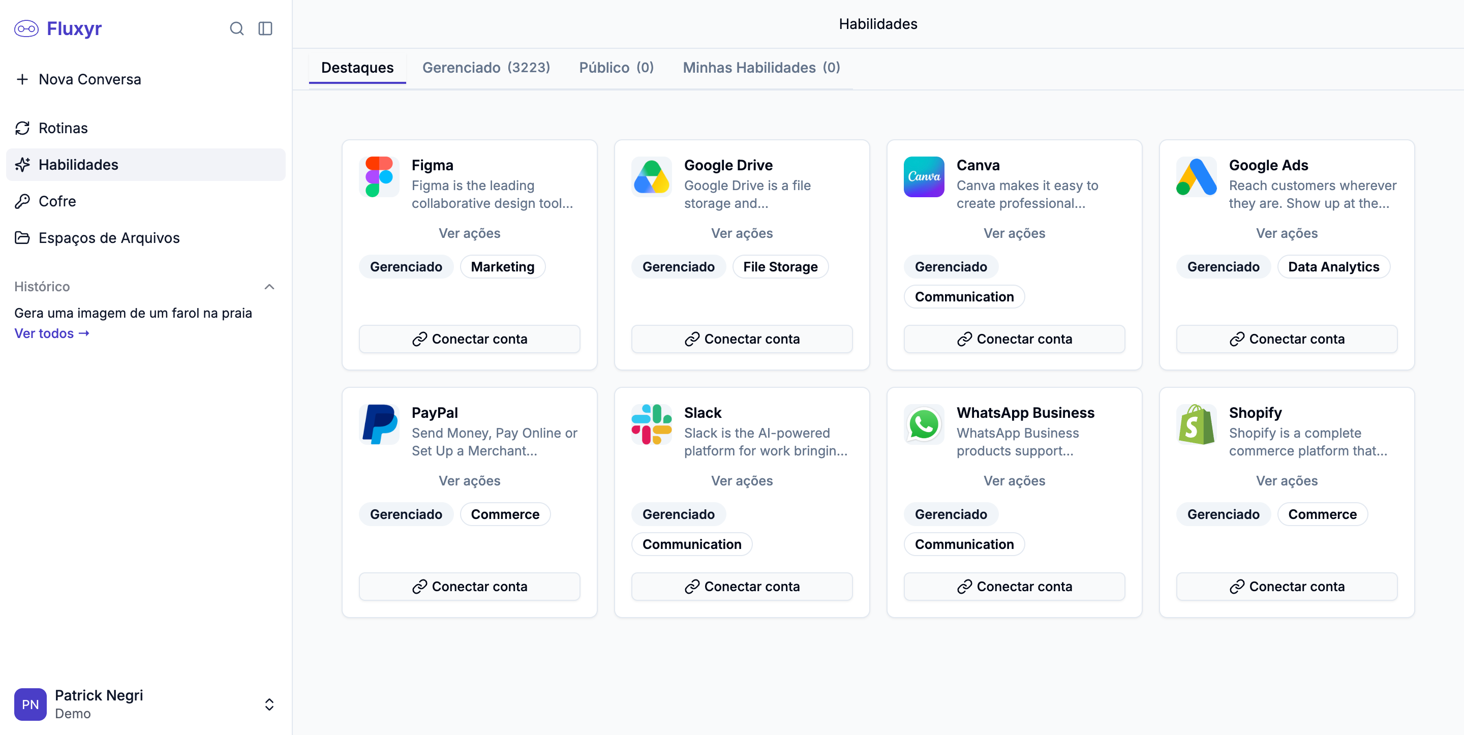 The Fluxyr Skills marketplace